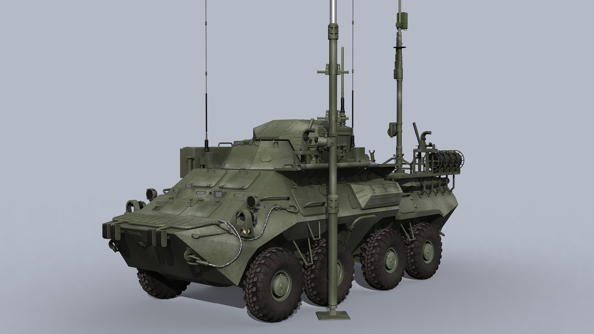 3D MP-2IME Communication Equipment Vehicle - TurboSquid 2193950