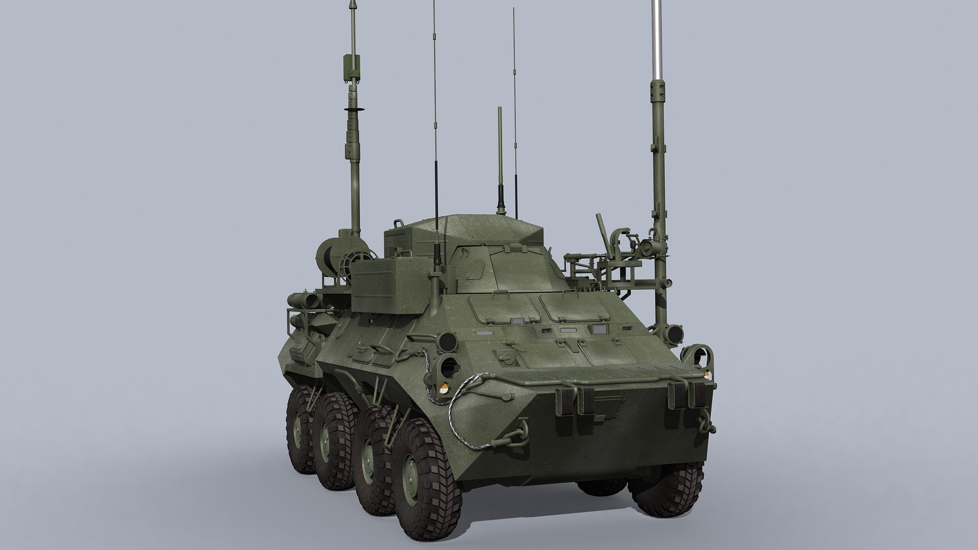 3D MP-2IME Communication Equipment Vehicle - TurboSquid 2193950