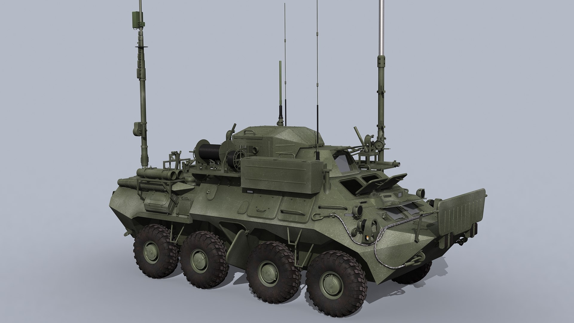 3D MP-2IME Communication Equipment Vehicle - TurboSquid 2193950
