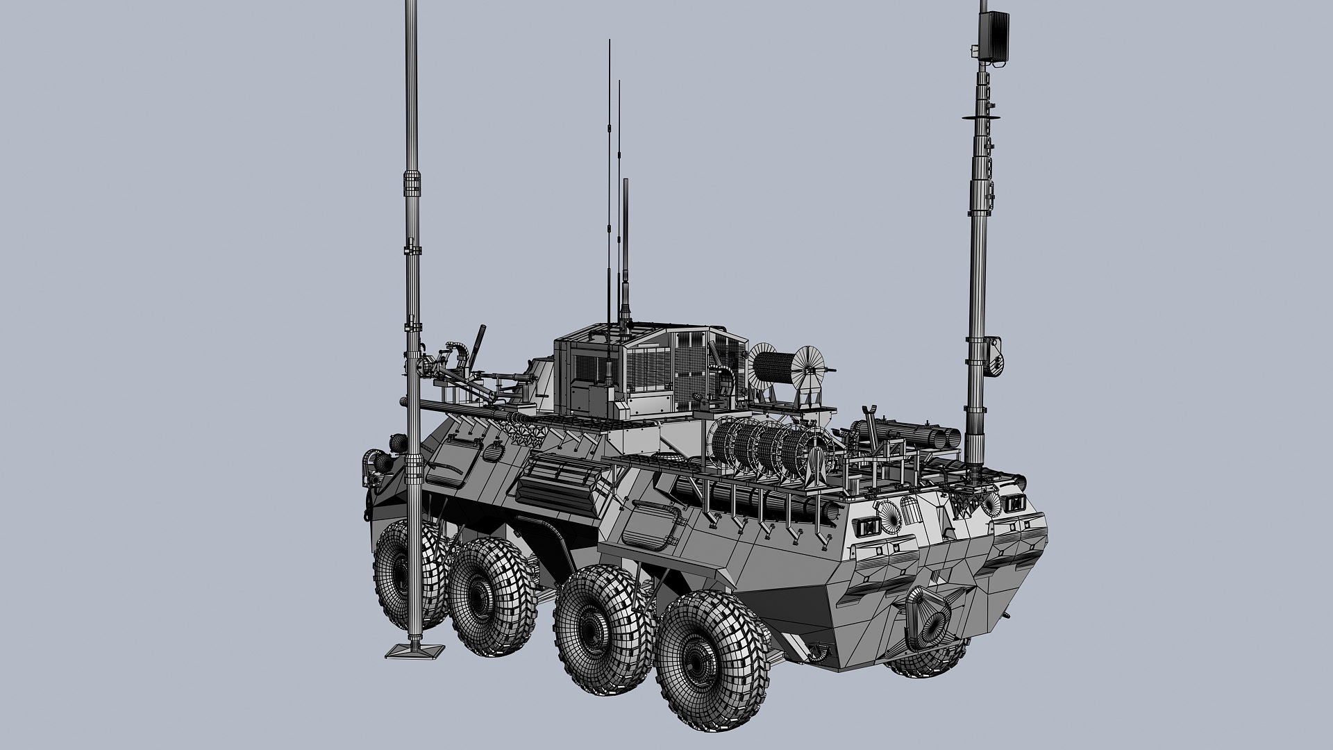 3D MP-2IME Communication Equipment Vehicle - TurboSquid 2193950