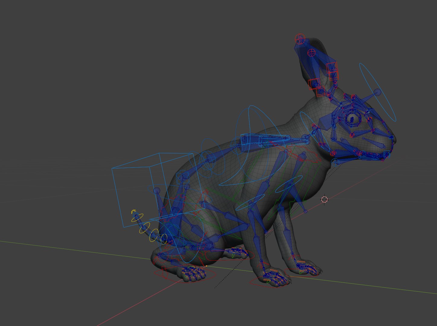 3D Rabbit Rigged Model - TurboSquid 2329471