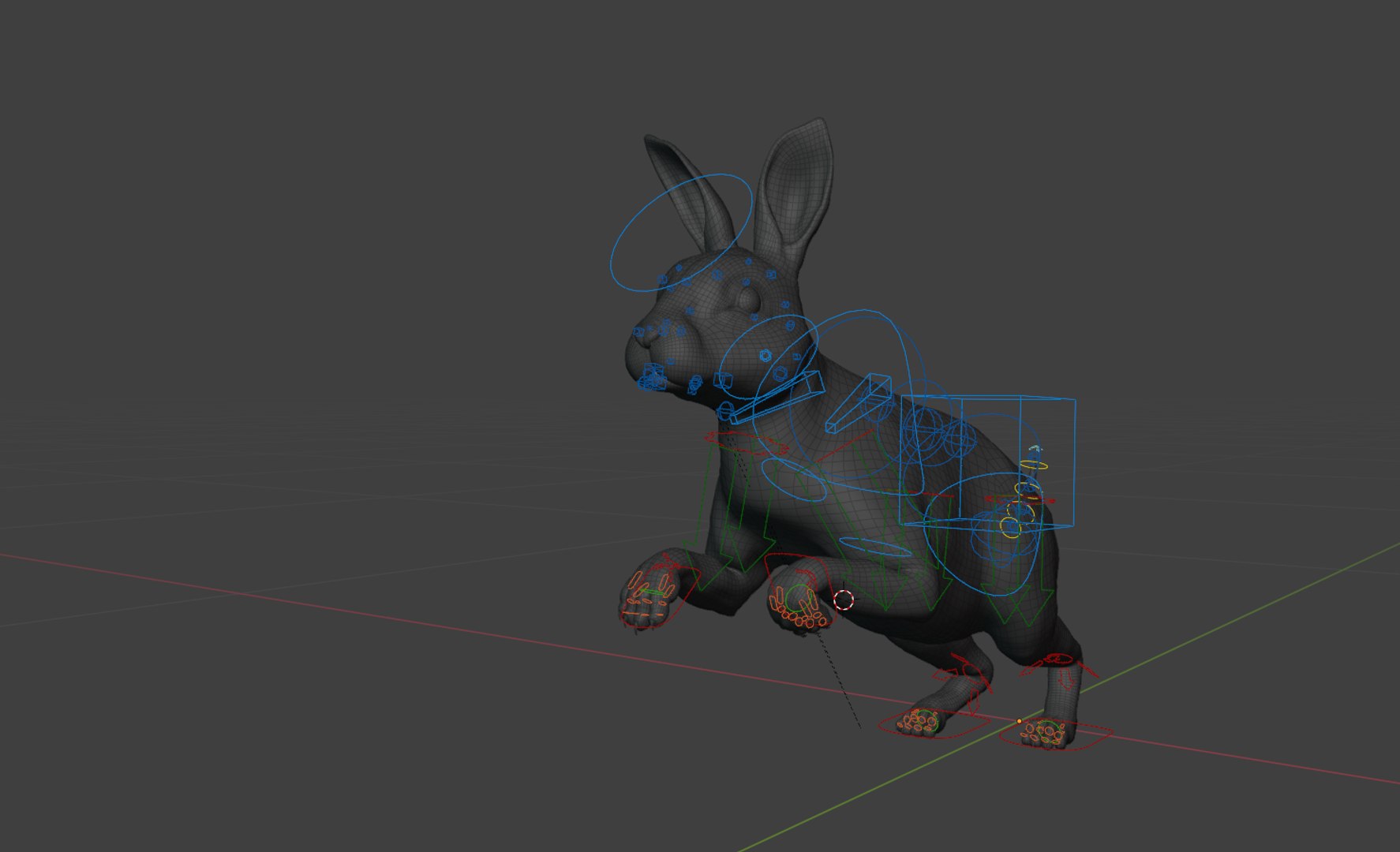 3D Rabbit Rigged Model - TurboSquid 2329471