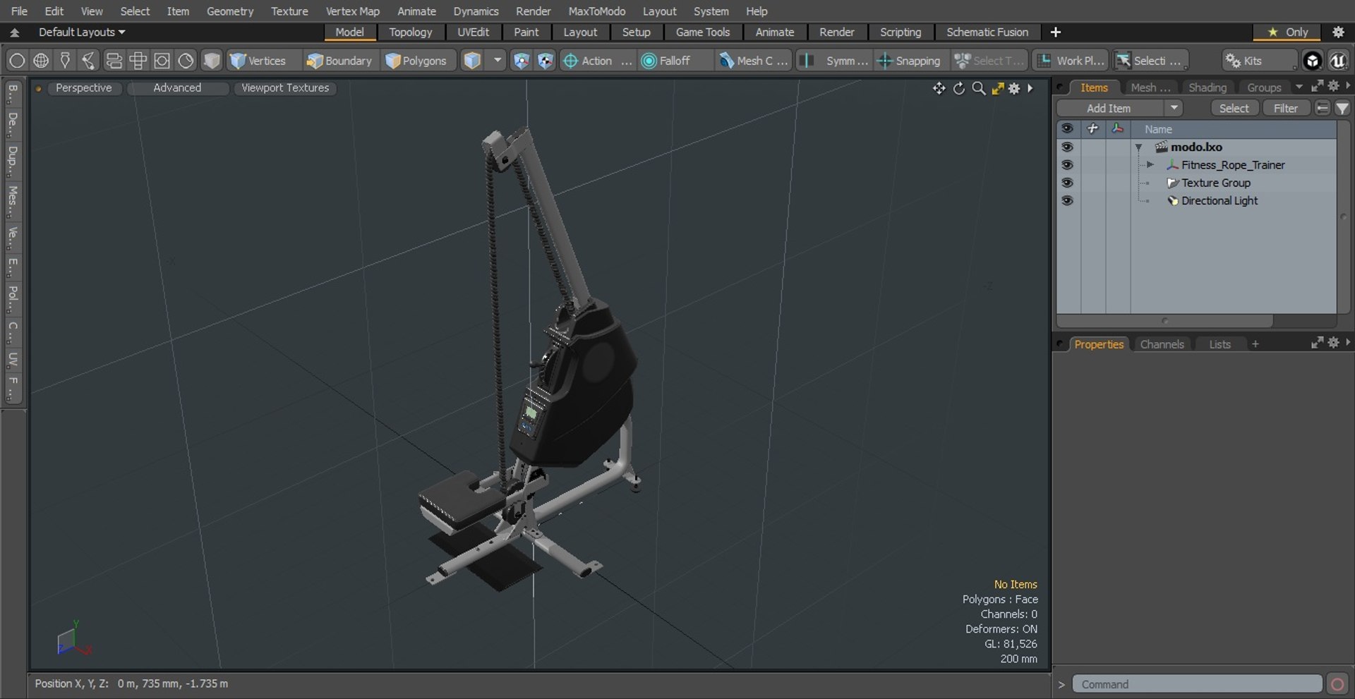 Fitness Rope Trainer model - TurboSquid 2055952