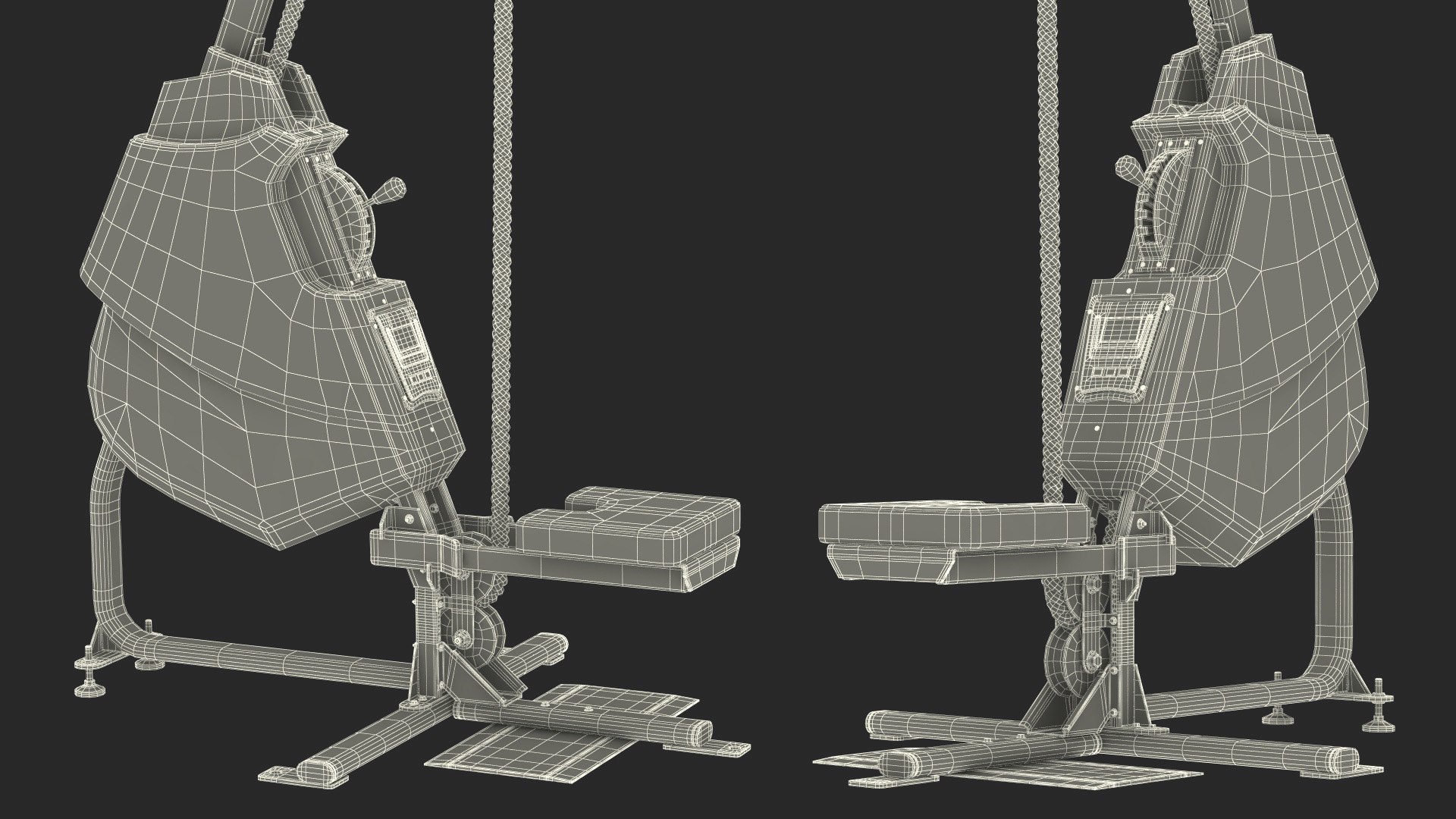 Fitness Rope Trainer model - TurboSquid 2055952