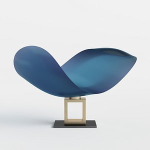 Modern Decorative Abstract Glass Art Sculpture 02