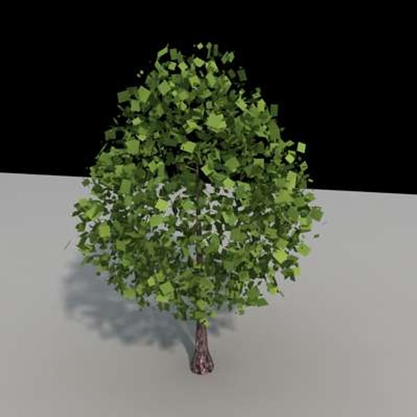 3d tree architectural model