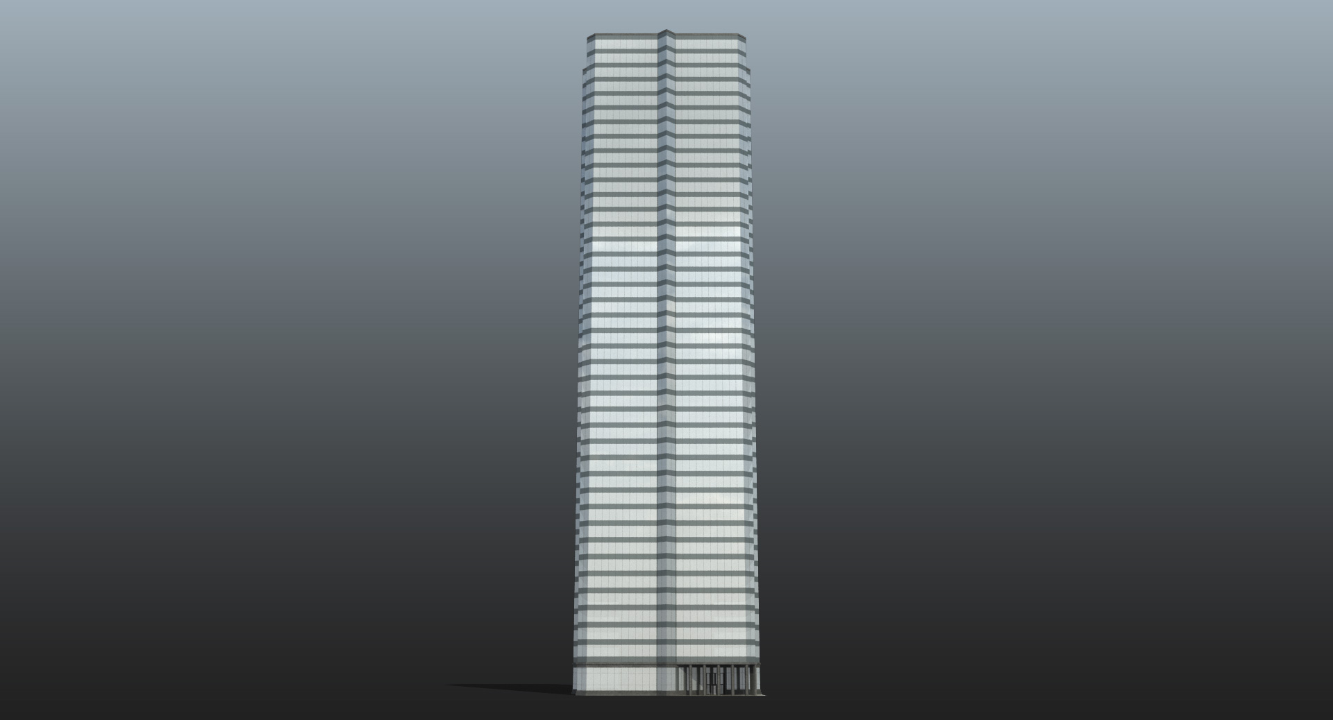 3d Model Tall Building