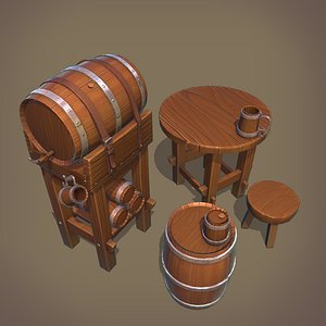 Tavern Barrel Set