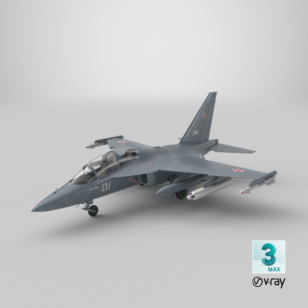 Yakovlev Yak-130 Aermacchi M-346 Military Jet 3D https://p.turbosquid.com/ts-thumb/fg/iCQNqB/Fa/stemcell_max_vray_render/png/1775640343/1920x1080/fit_q87/f19bf40075454b4bbe59ba120ee9c86fec67a3e5/stemcell_max_vray_render.jpg
