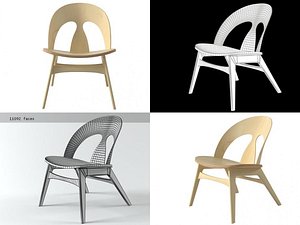 3D model shell chair