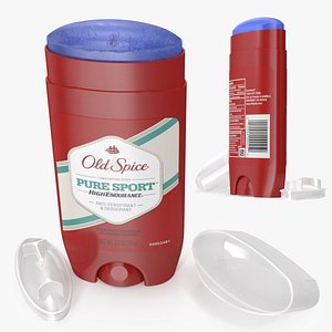 Old Spice Pure Sport Solid Deodorant Opened