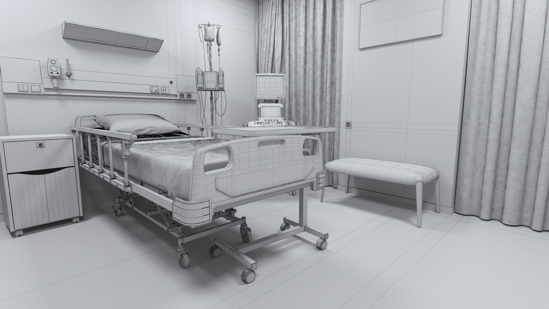 hospital room 3D https://p.turbosquid.com/ts-thumb/fg/pkSeBY/0I/hospital_room_wireframe.rgb_color.0009/jpg/1606560709/1920x1080/fit_q87/2a3563a1bd147bdf8cbff9afbad47f851e377258/hospital_room_wireframe.rgb_color.0009.jpg