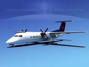 dhc-8 q300 3ds