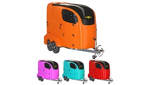 Horse trailer Humbaur Maximus Deluxe 3D model