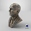 Busto Ataturk Latón Oxidado - PBR