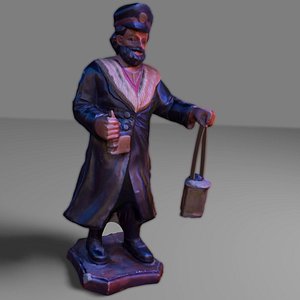 3d model captain interiors decoration
