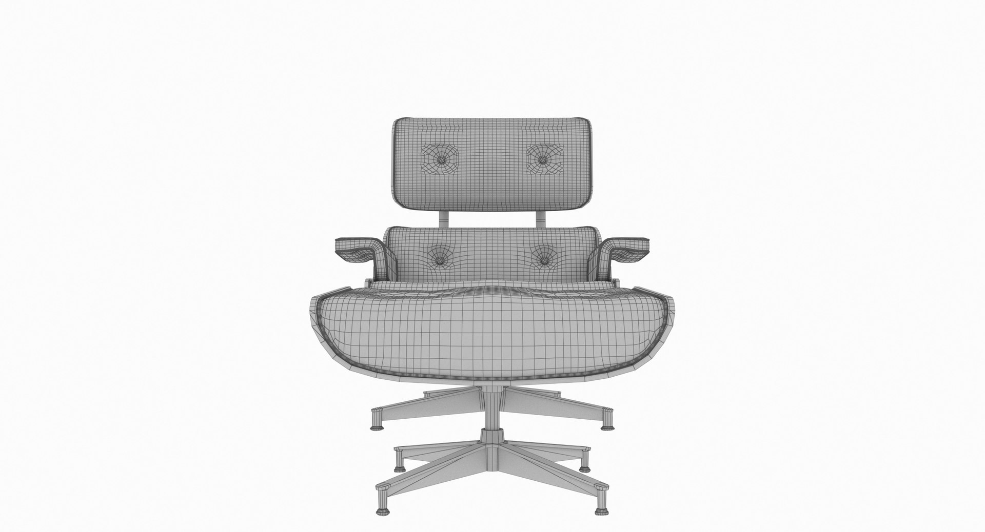Eames Lounge Classic Chair And Ottoman Set Arancio Fabric Cherry ...