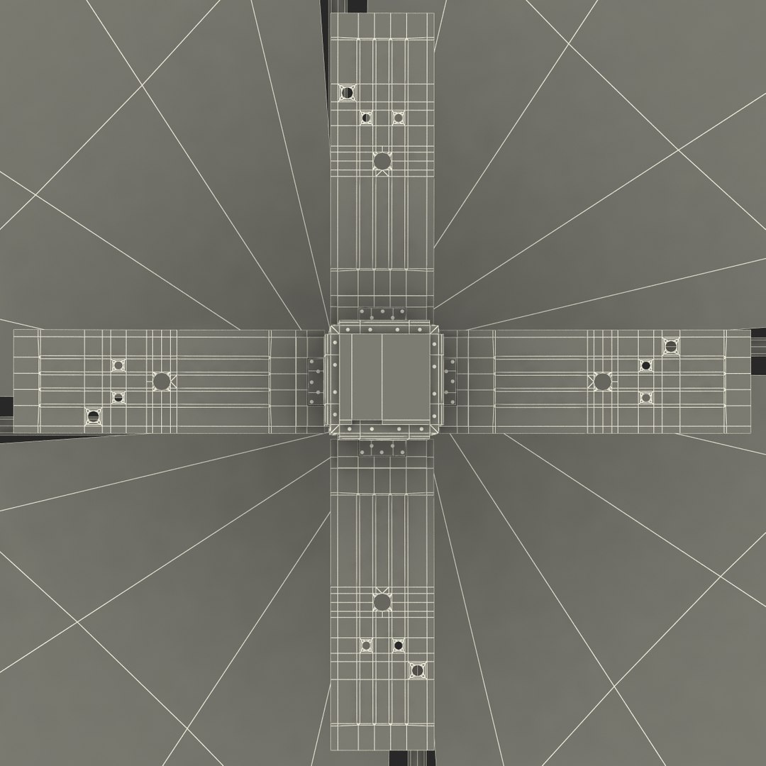 3d Satellite Nanosaild Model