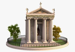 Temple of Aesculapius model