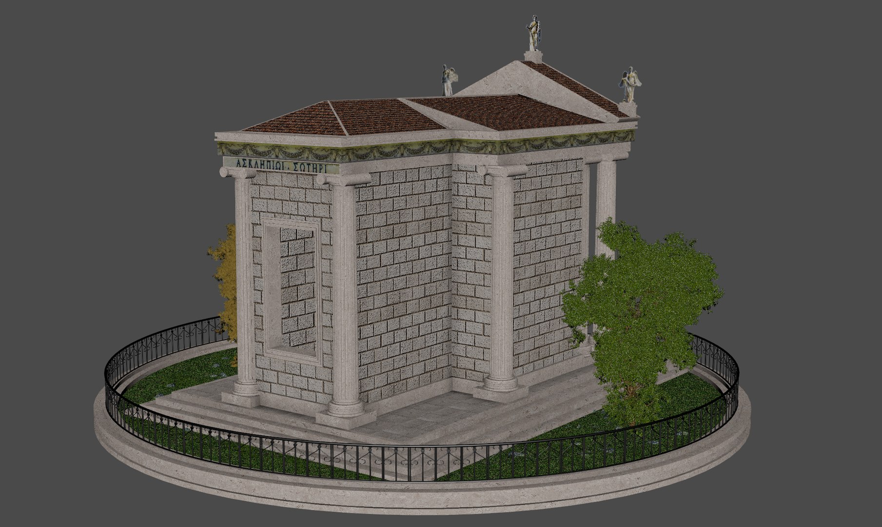 Temple of Aesculapius model https://p.turbosquid.com/ts-thumb/fh/6eKEtr/zO/temple13/jpg/1756572492/1920x1080/fit_q87/8d638b30c126af049b403b10ac0e61328267cf83/temple13.jpg