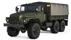 Ural 4320 tarpaulin body 1980