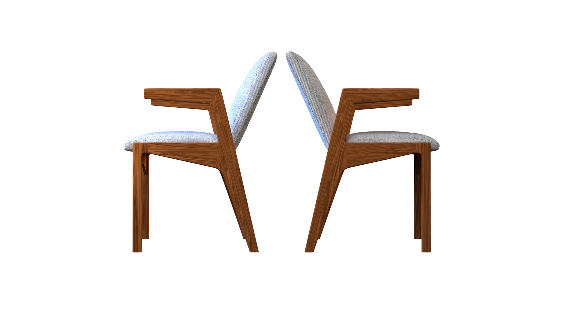 3D Modern Wood Chair TurboSquid 1867853