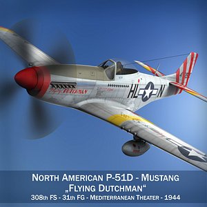 3d north american - flying