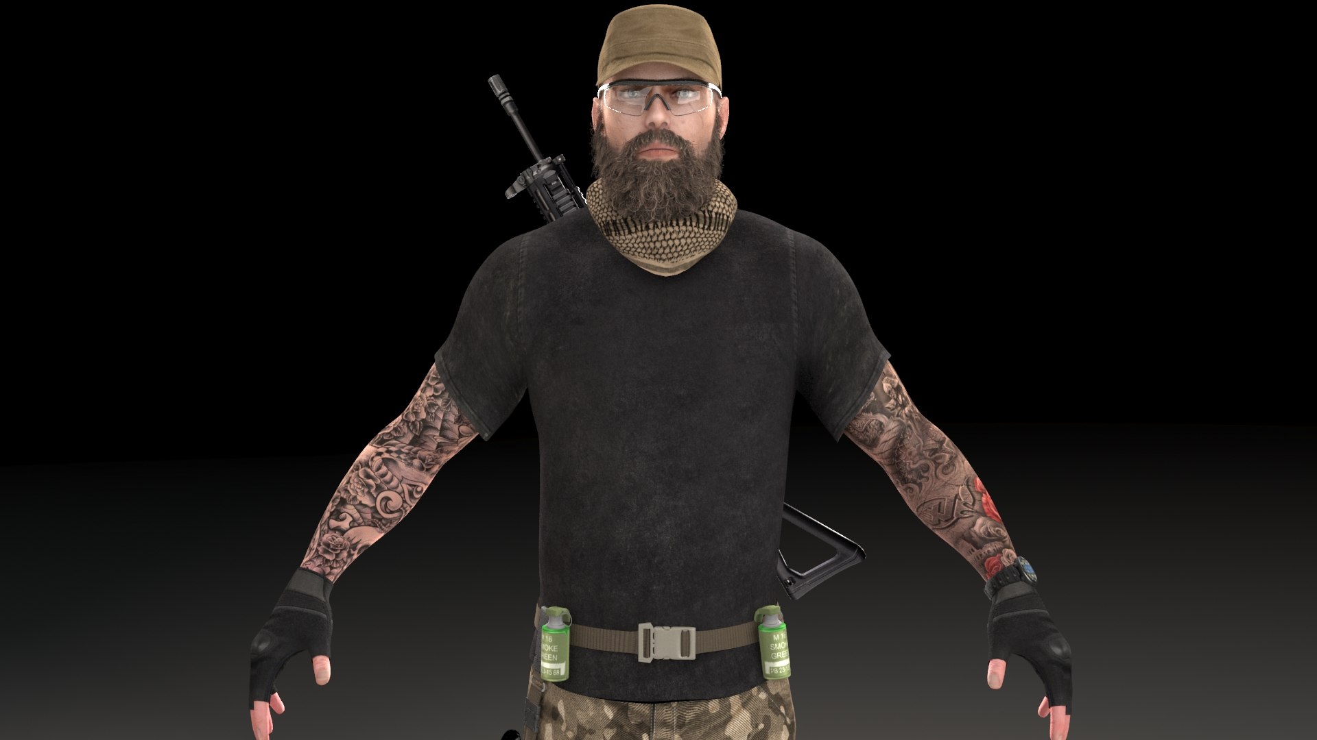 Mercenary Pbr 2020 Model - TurboSquid 1585004
