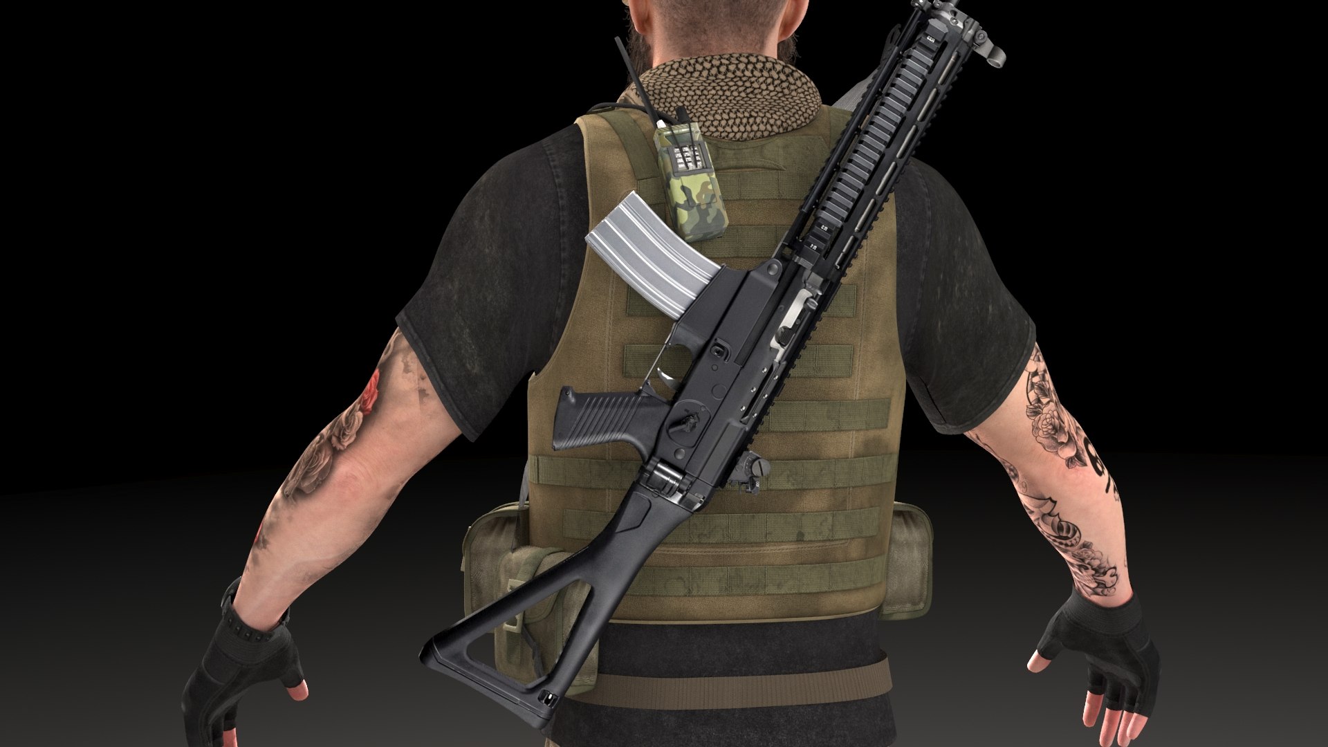 Mercenary Pbr 2020 Model - TurboSquid 1585004