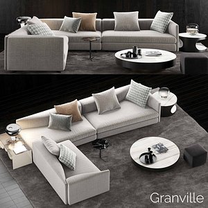 minotti granville sofa 5 model