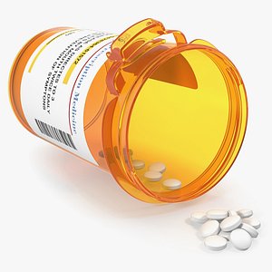 Opened Pill Bottle