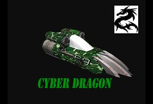 cyber dragon 3d model