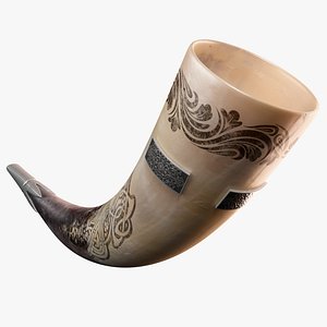 Medieval Horn 8K PBR Textures