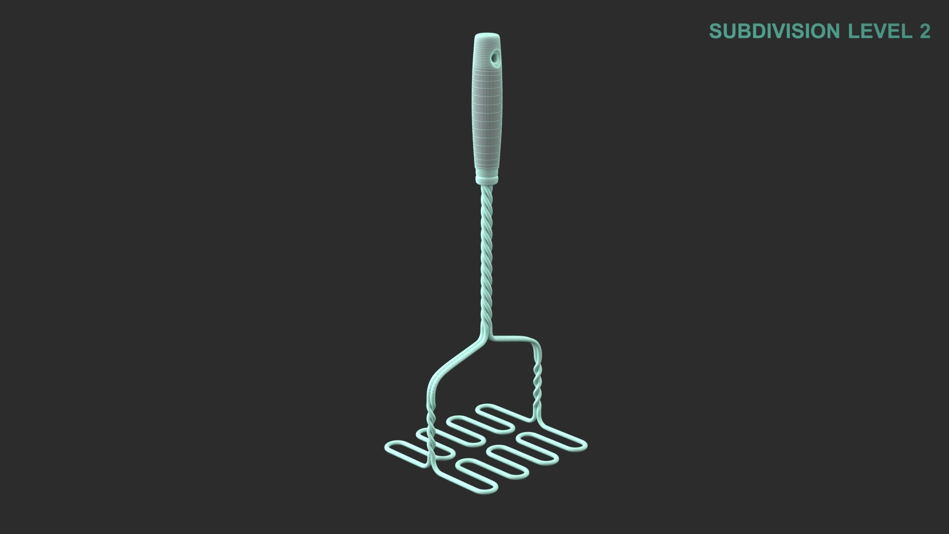 Potato Masher 3D https://p.turbosquid.com/ts-thumb/fh/UWS2Ng/zw/wireframe0003/jpg/1658209462/1920x1080/fit_q87/fe1c206bc0a6742416d31377c4350b93591e9cea/wireframe0003.jpg