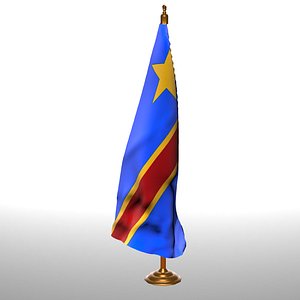 CONGO  table flag t 3D model