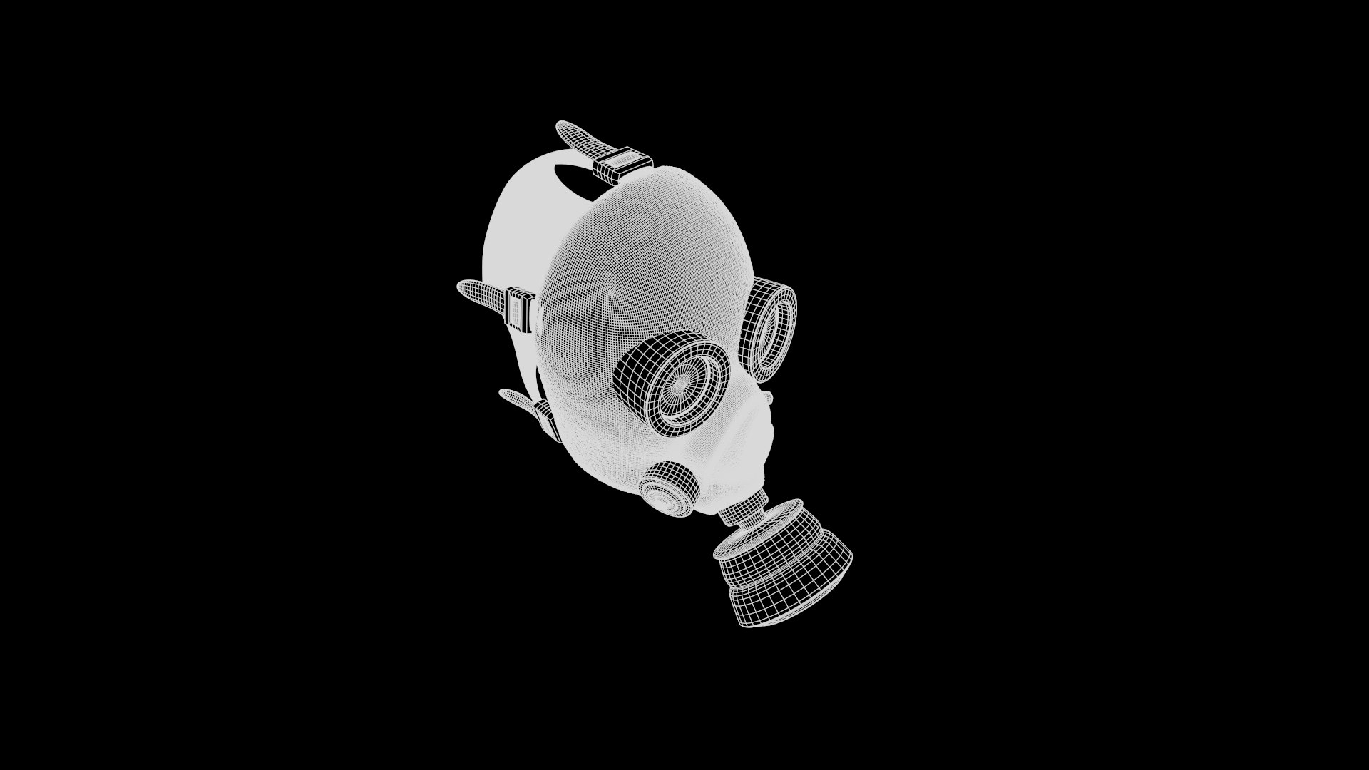 3D Leather Gas Mask model - TurboSquid 2149243