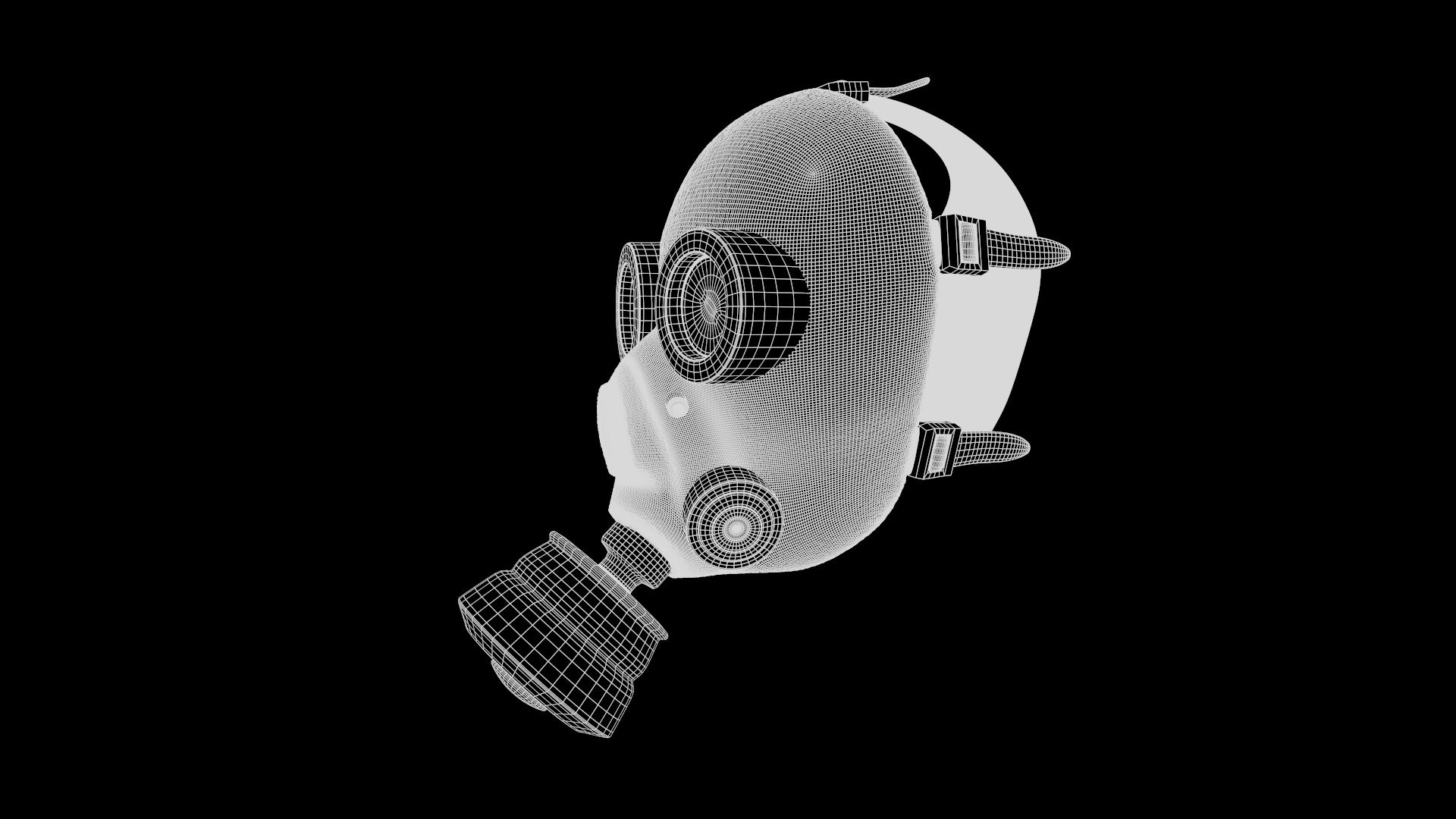 3D Leather Gas Mask model - TurboSquid 2149243