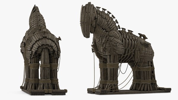 Cavalo de Troia - Cena 3D - Ensino e aprendizagem digitais Mozaik