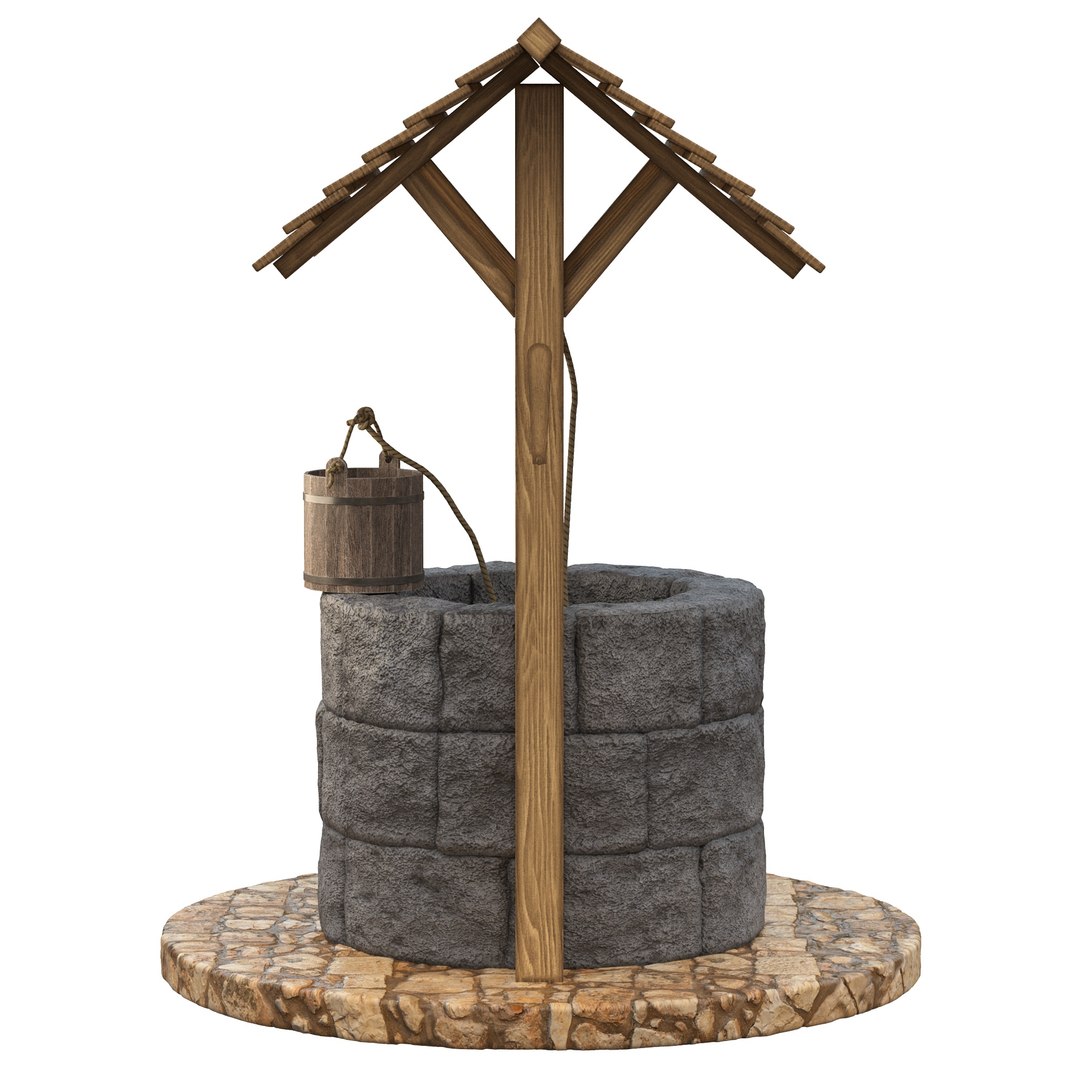 3D Medieval Well PBR - TurboSquid 1849368