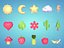 Low Poly Cartoon Icons Pack