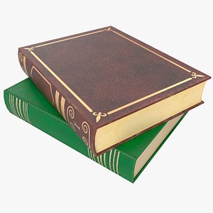 Books Lowpoly