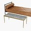 3D model daybed table rare bronze