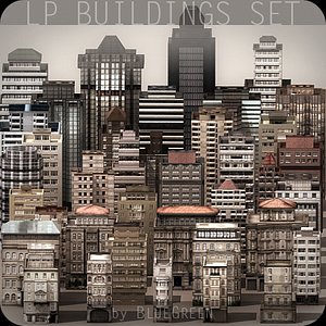 buildings apartments 3d model