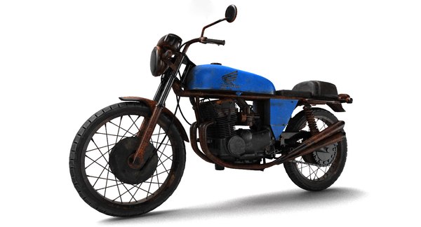 3D model vintage motorbike - TurboSquid 1235926