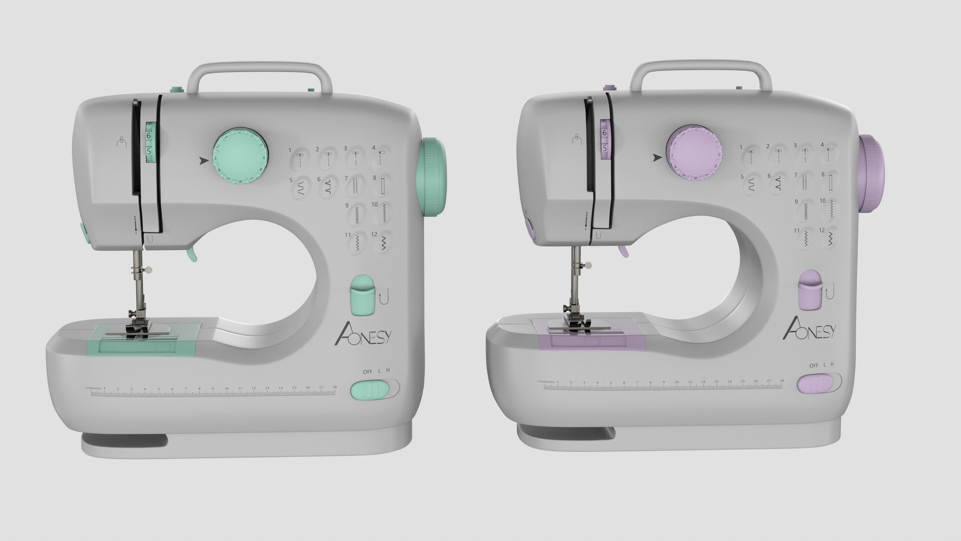 Aonesy portable sewing machine model - TurboSquid 1705635