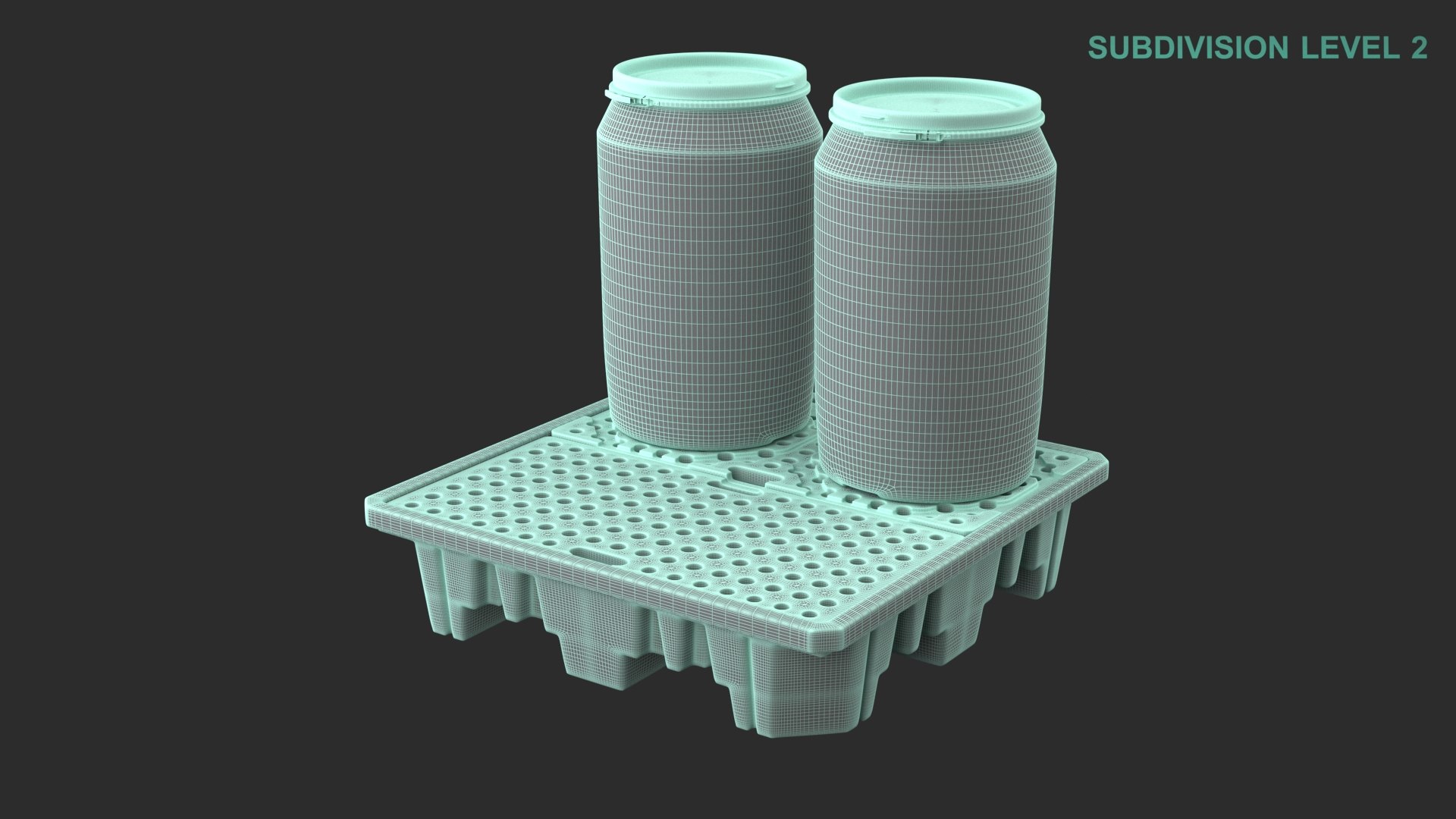 3D Spill Pallet With Barrels https://p.turbosquid.com/ts-thumb/fh/uEao6I/72/wireframe0001/jpg/1711610425/1920x1080/fit_q87/9552d1795995add5af4d53a5db405c5c8ce2ae66/wireframe0001.jpg