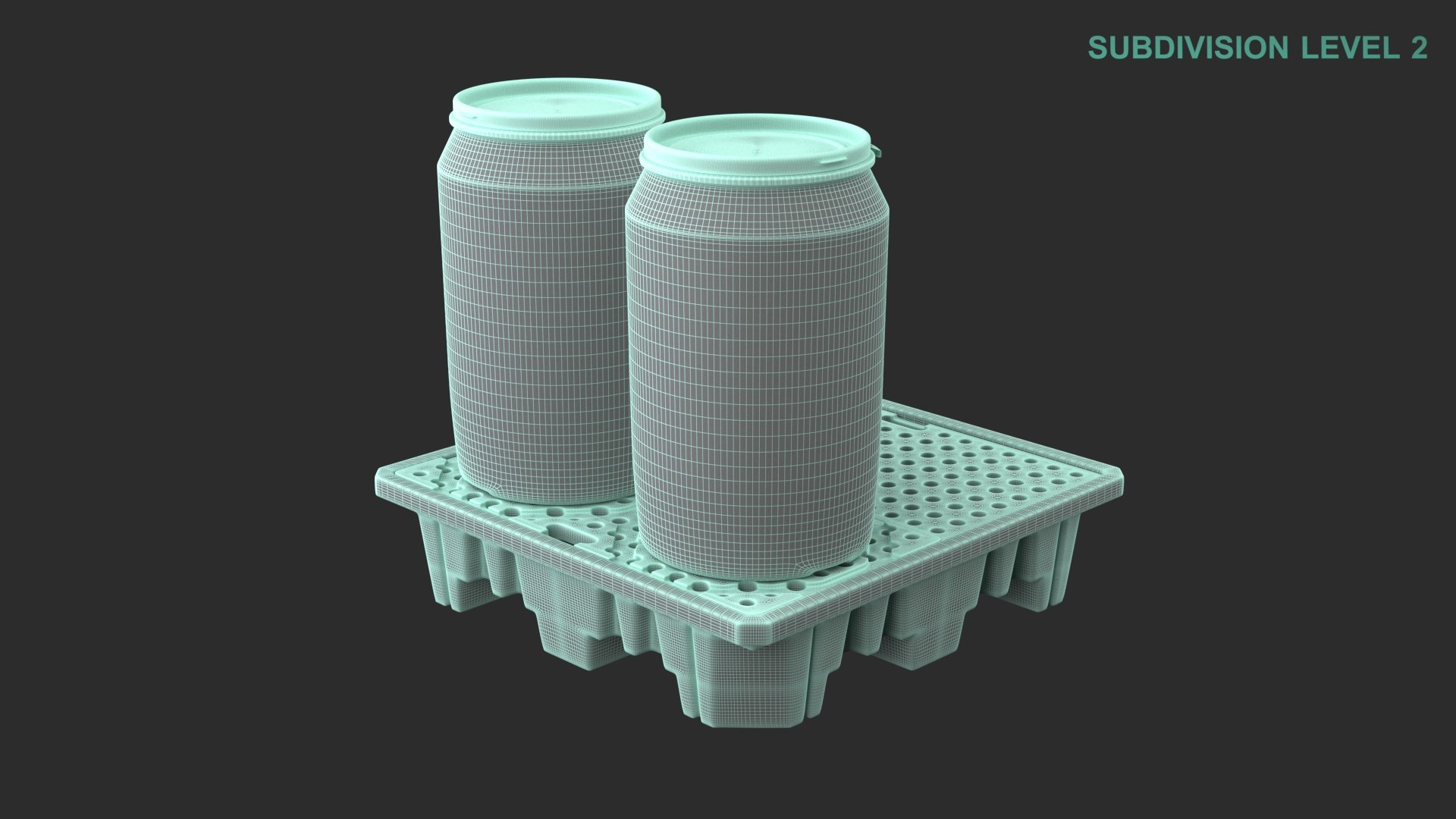 3D Spill Pallet With Barrels https://p.turbosquid.com/ts-thumb/fh/uEao6I/kS/wireframe0003/jpg/1711610425/1920x1080/fit_q87/933404c354fd71e24bc925b31070c920db8a4465/wireframe0003.jpg