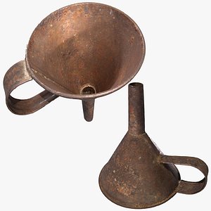 Old metal watering can