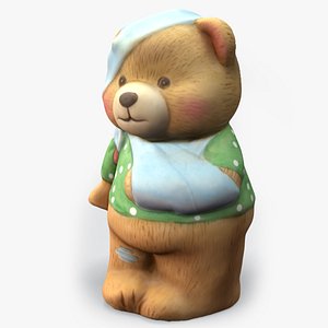 3D teddy bear