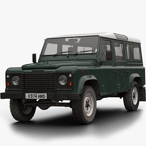 LAnd Rover Defender 110 PBR model